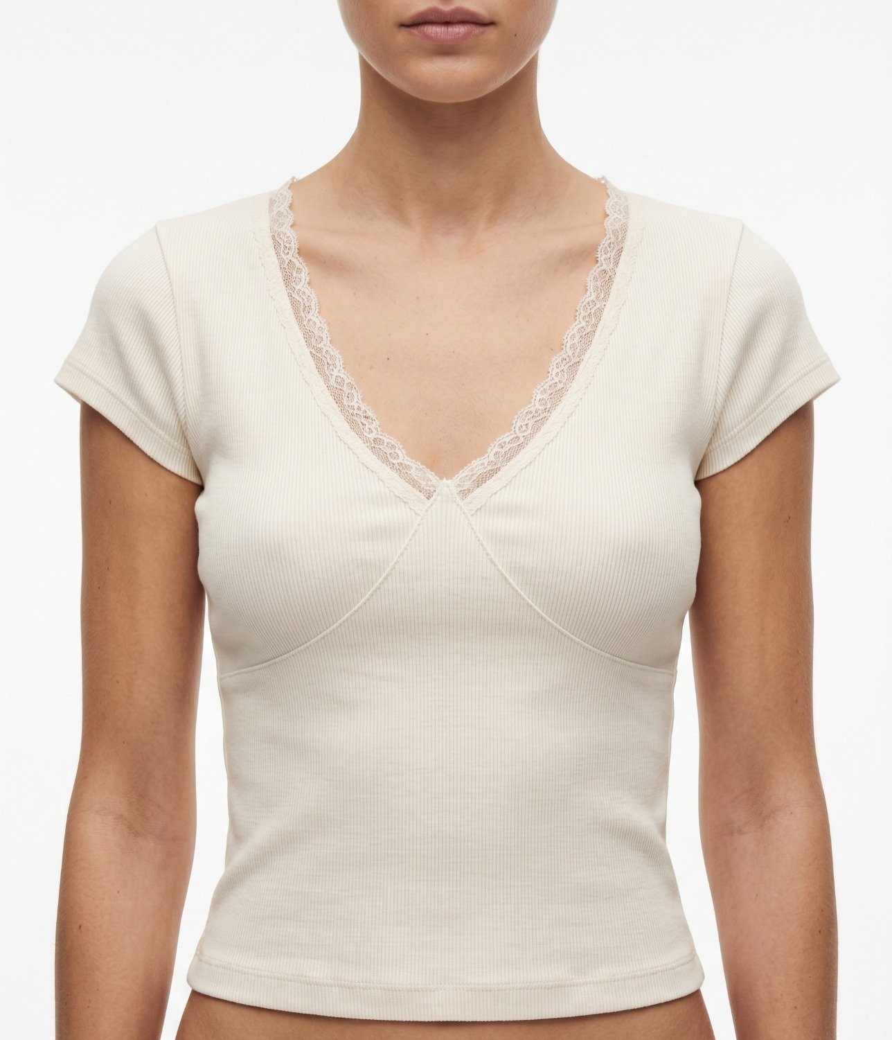Fashion T-Shirt T001 Beige Beige / S