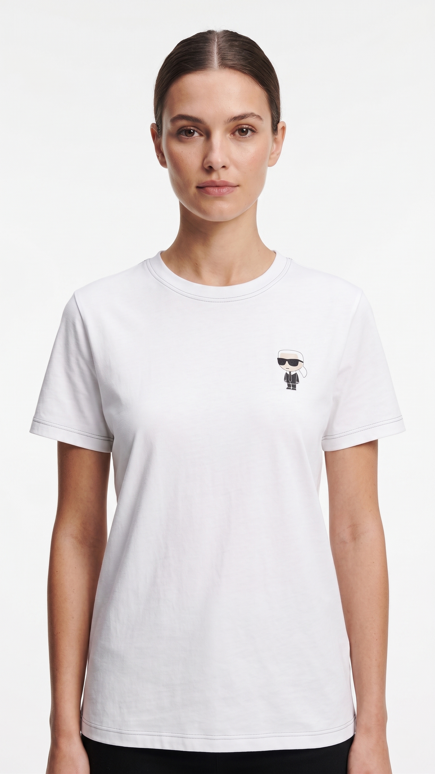 KARL T-SHIRT BF-5034 WHITE / Small