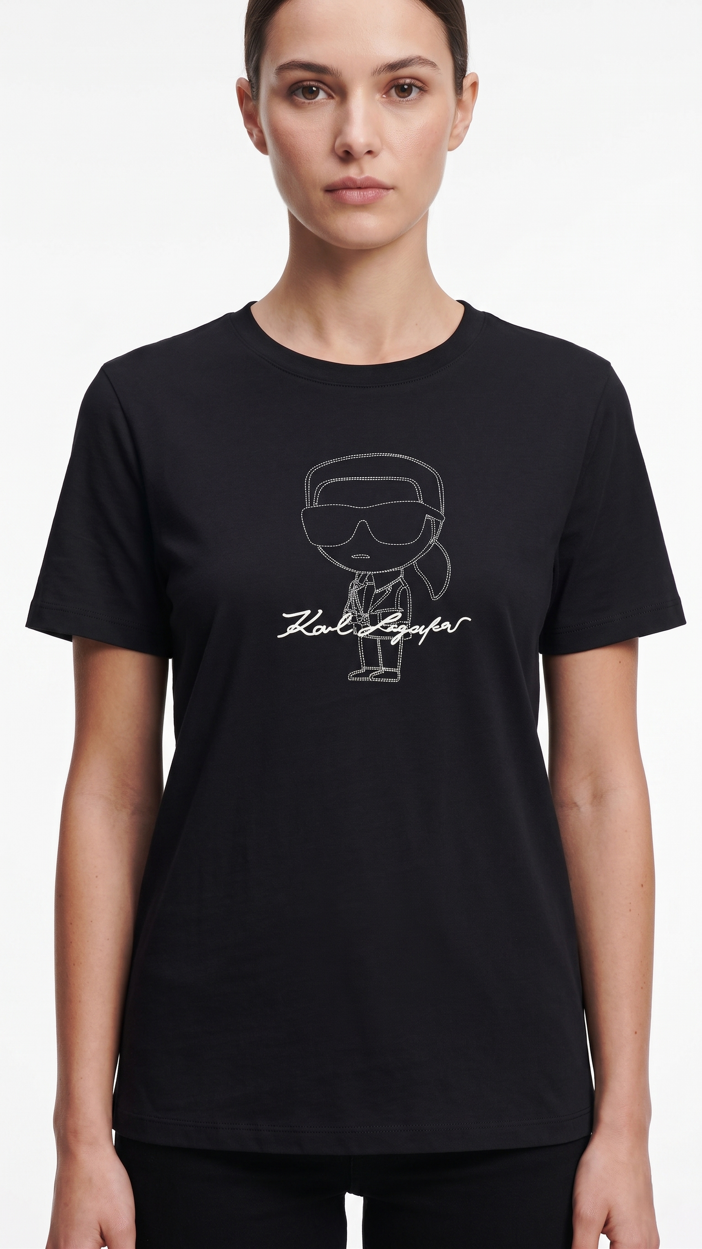 KARL T-SHIRT BF-5040 BLACK / Small