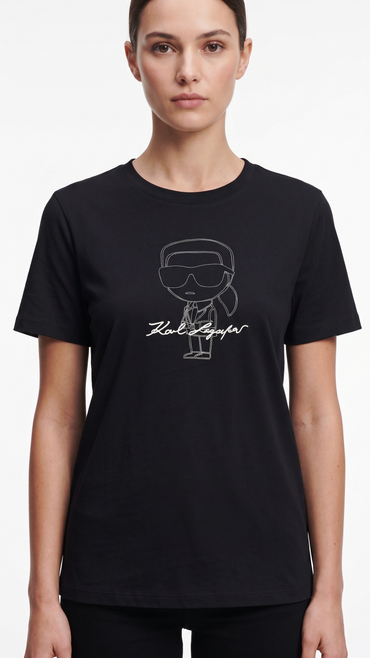 KARL T-SHIRT BF-5040 BLACK / Small