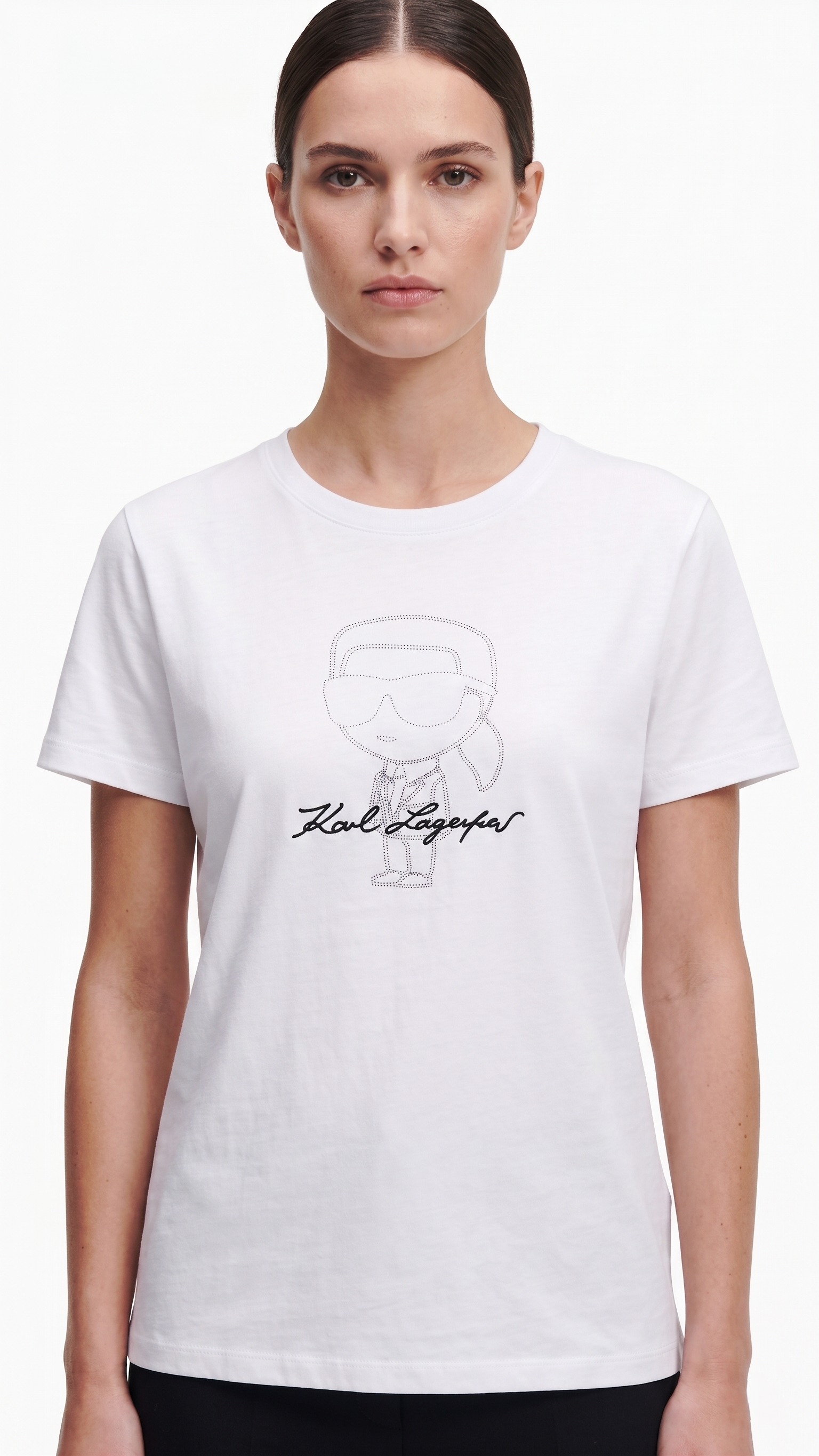 KARL T-SHIRT BF-5040 WHITE / Small