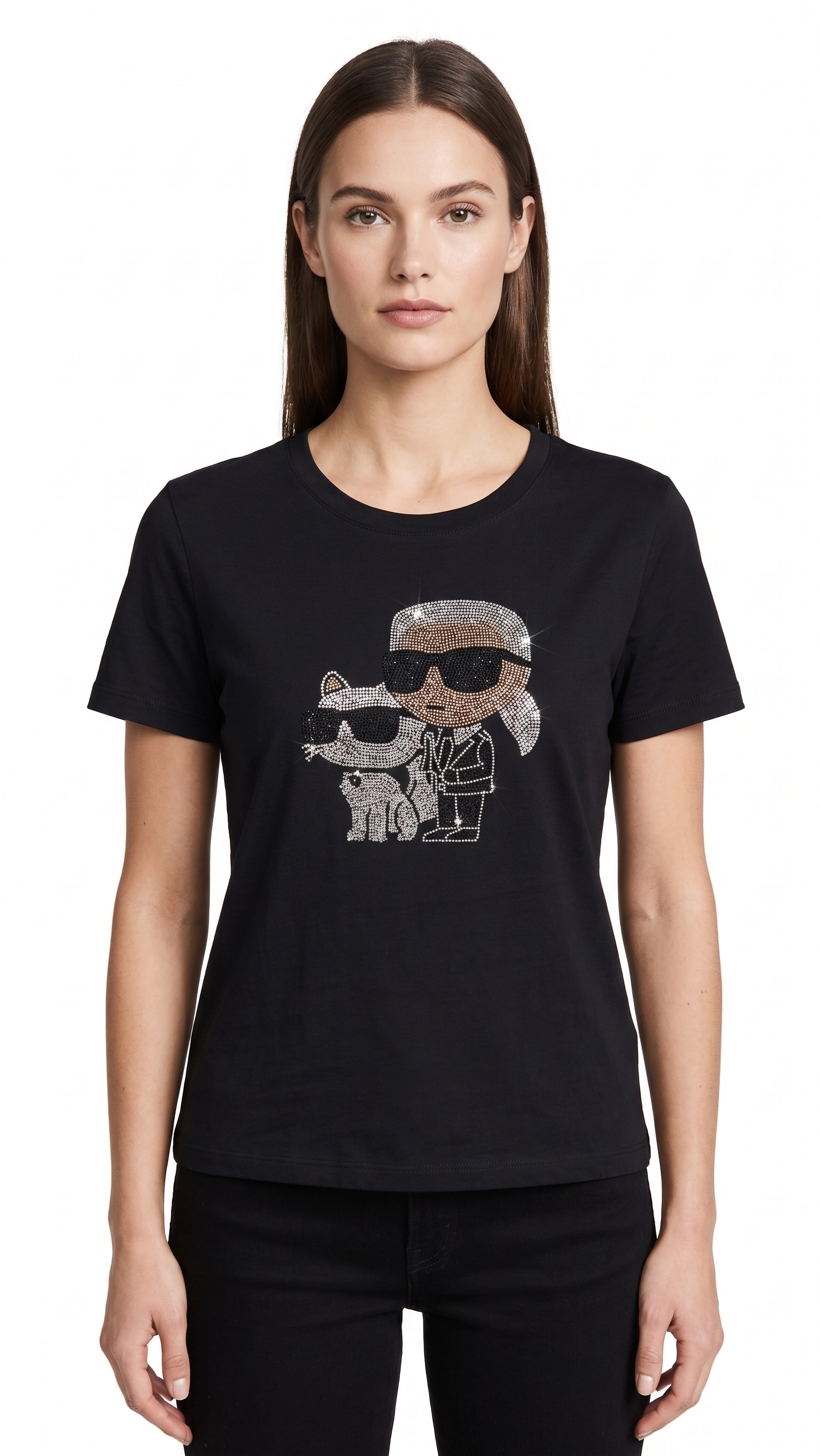 KARL T-SHIRT BLK B-7080 BLACK / Small