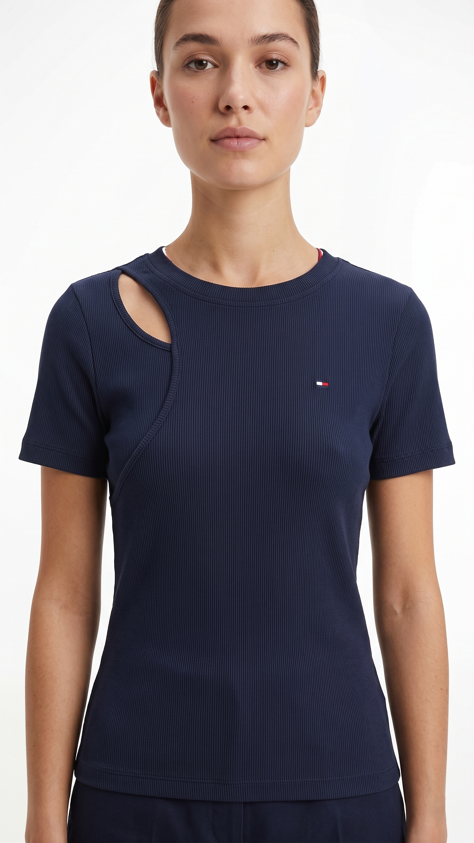 TOMMY T-SHIRT R-1001 NAVY / Medium