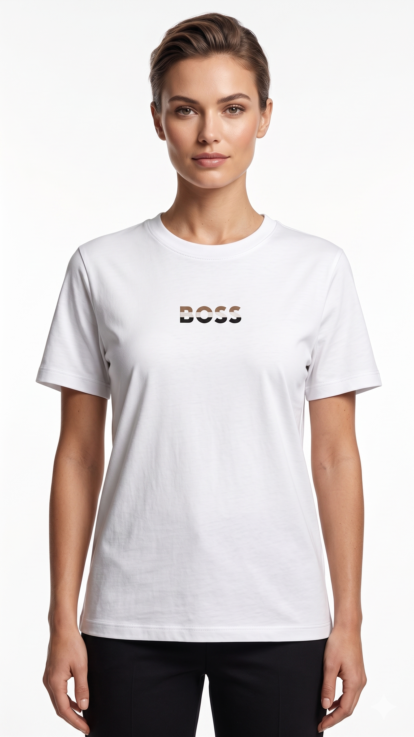 BOSS T-SHIRT BF-5041 WHITE / Small