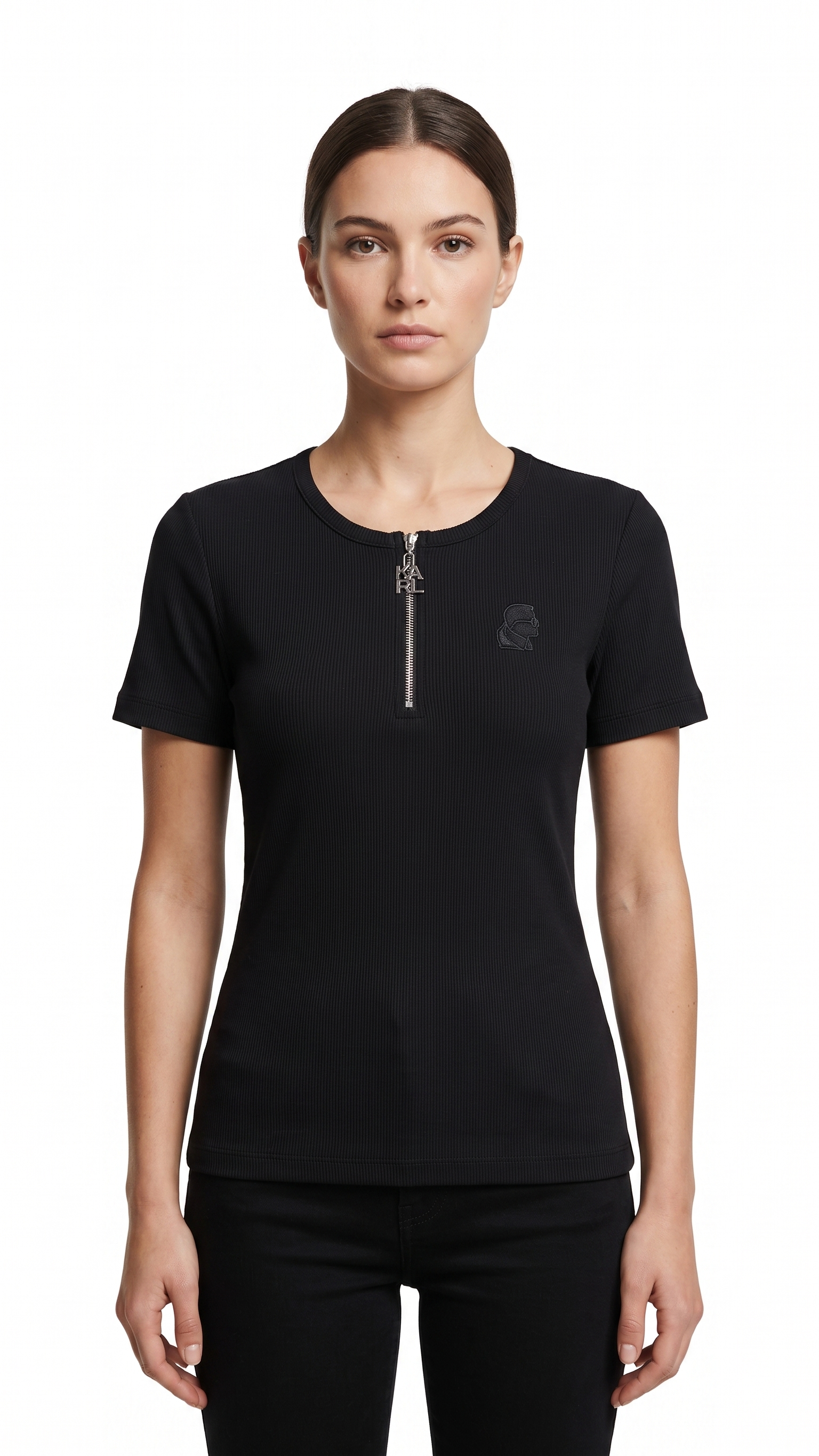 KARL T-SHIRT R-1064 BLACK / Small