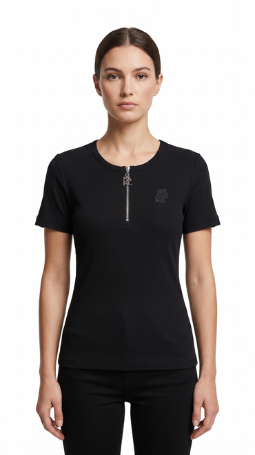 KARL T-SHIRT R-1064 BLACK / Small