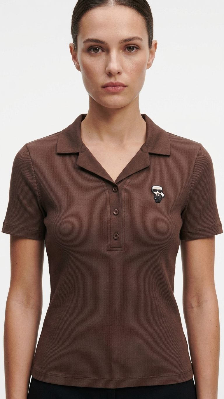 KARL T-SHIRT BRN R-1046 BROWN / Small
