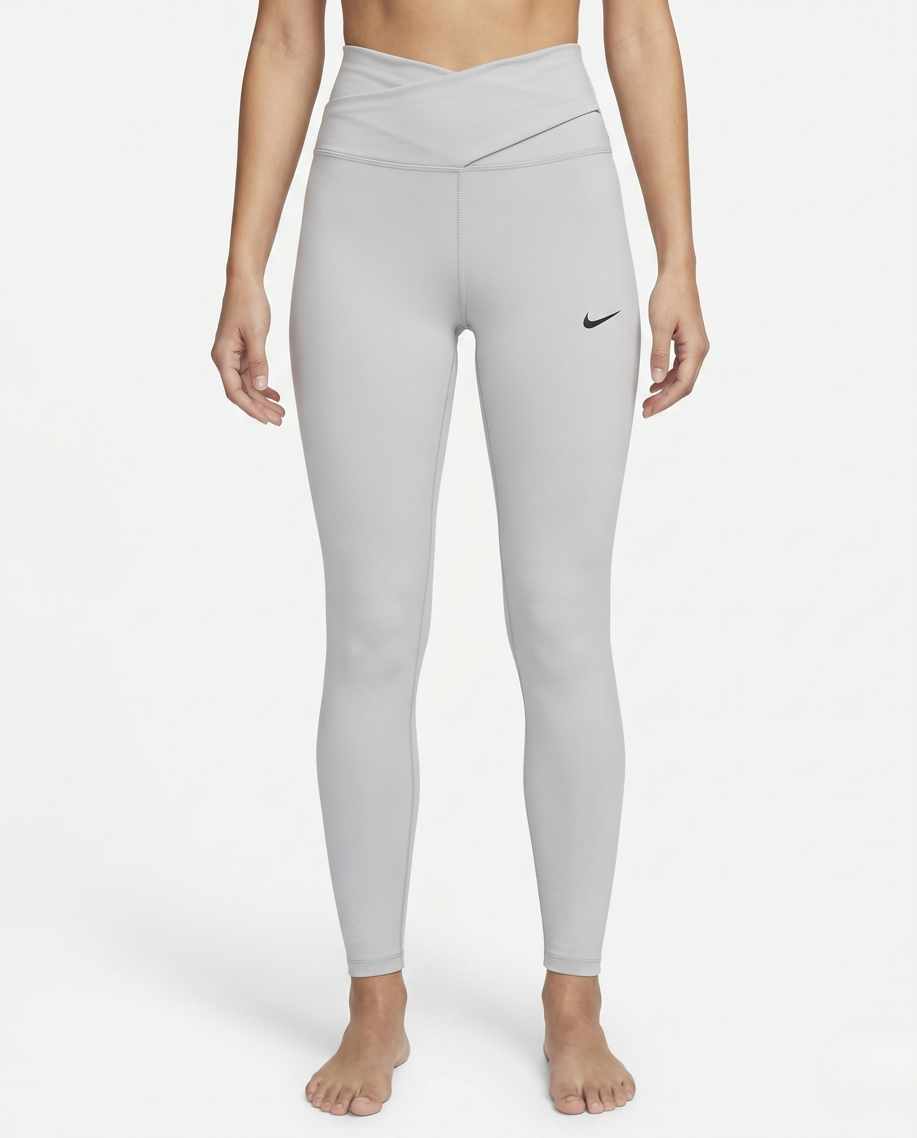 NIKE LEGGING 01 light grey / S