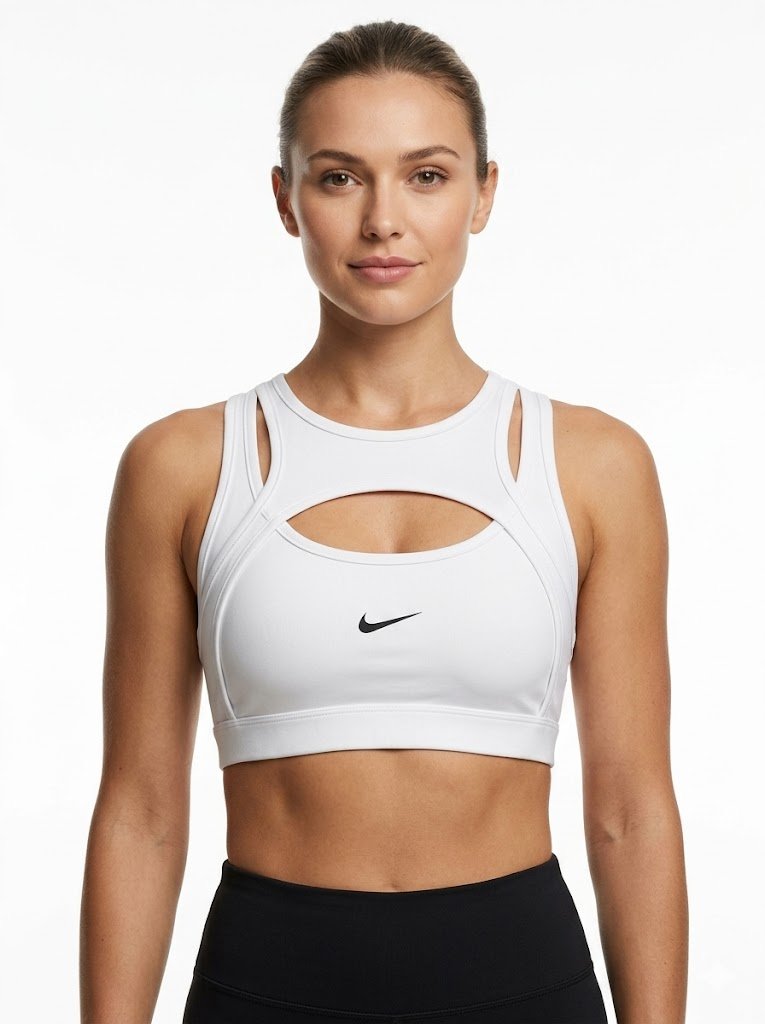 NIKE BRA 1049 white / S