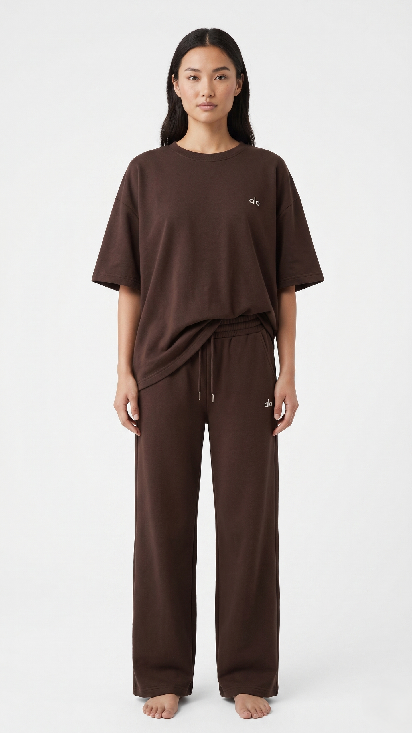 ALO SET 5052 brown / S