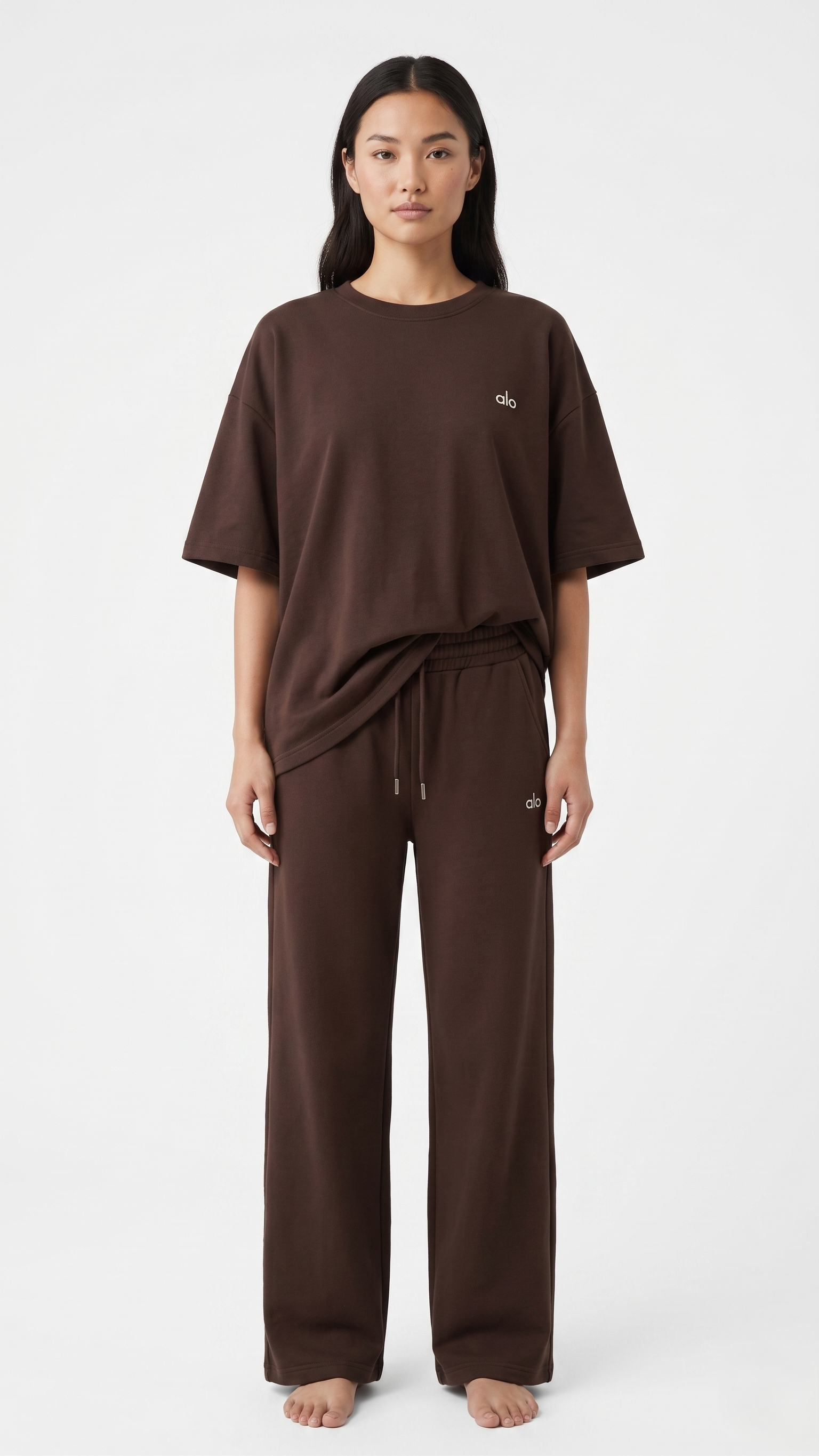 ALO SET 5052 brown / S