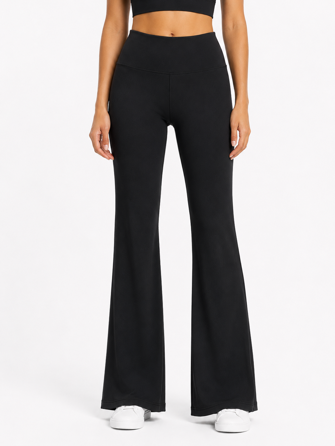 BERSHKA PANT BLK 0063 black / S