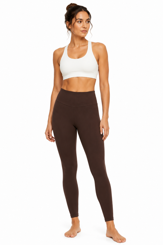 OYSHO PANT BRN 2014 brown / S