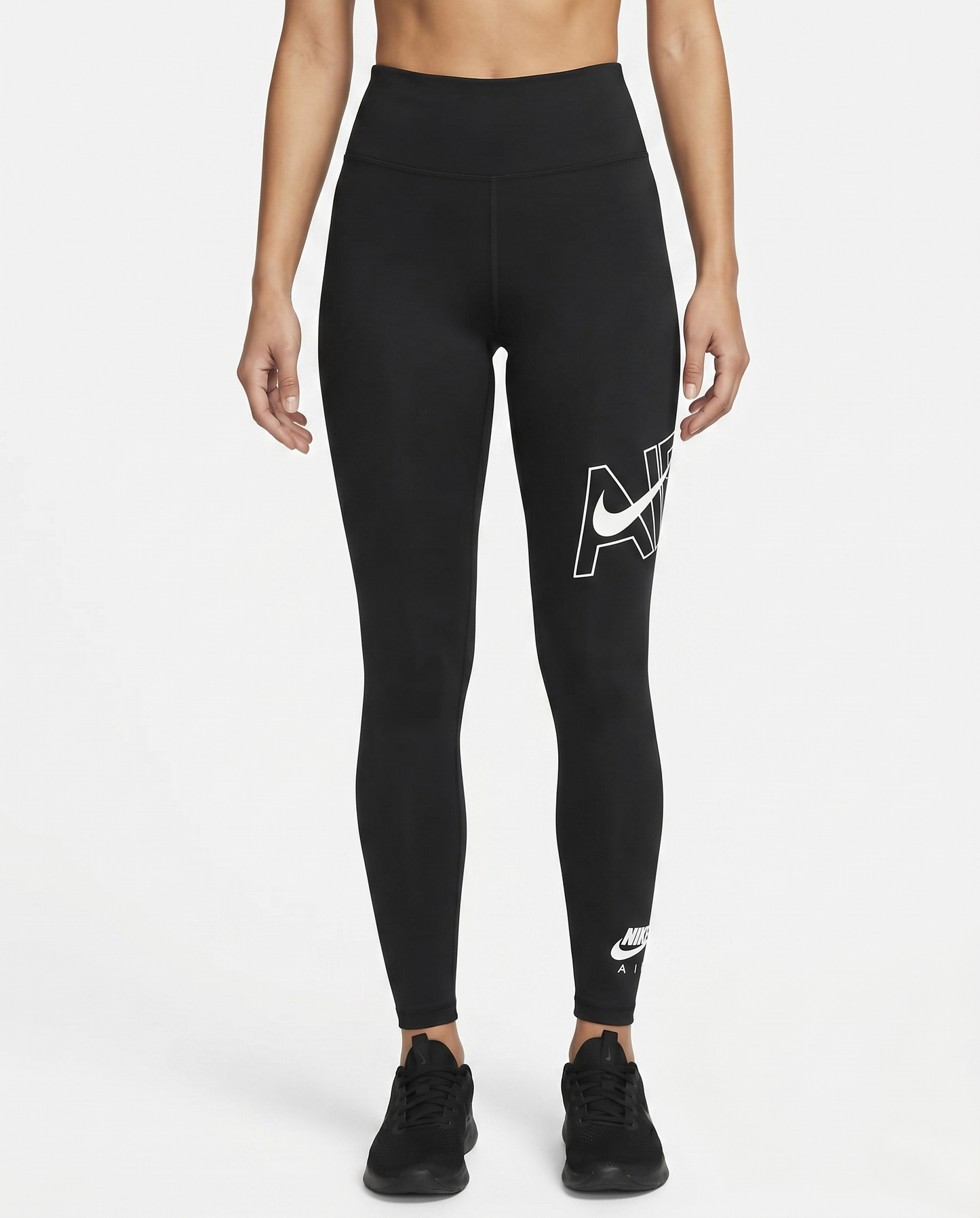NIKE PANT BLK&WHT 01 black&white / S