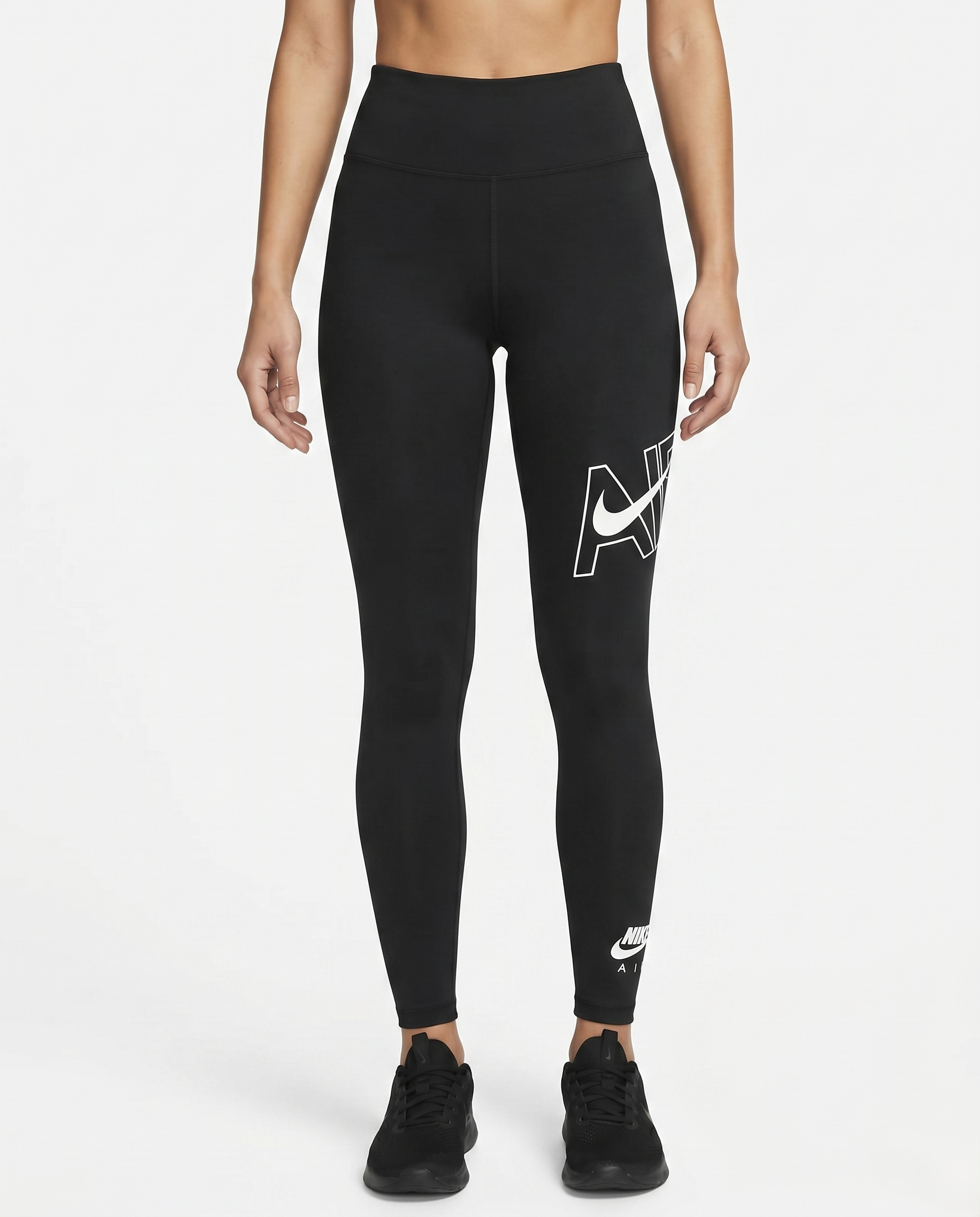 NIKE PANT BLK&WHT 01 black&white / S