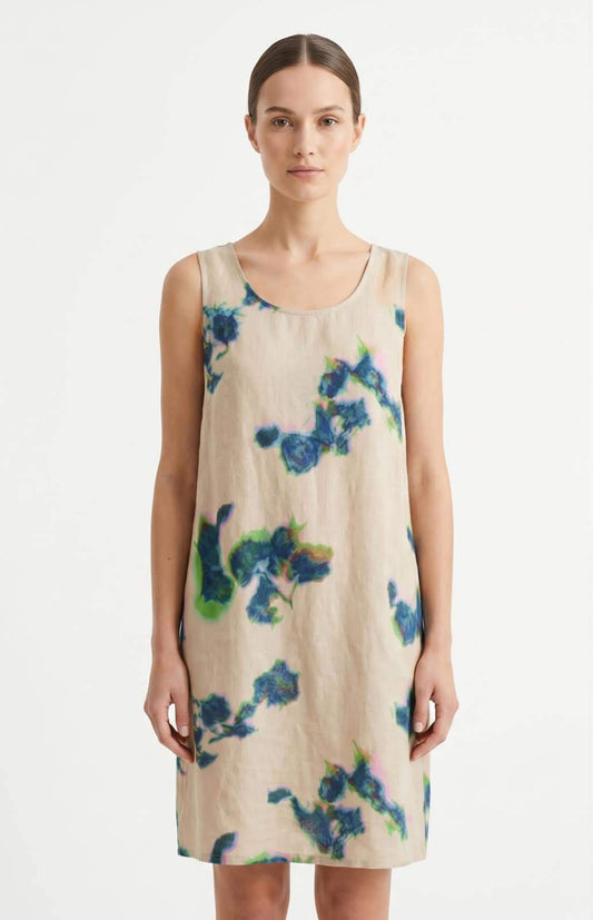 BASIC DRESS BGE&GRN S514 beige&green / S