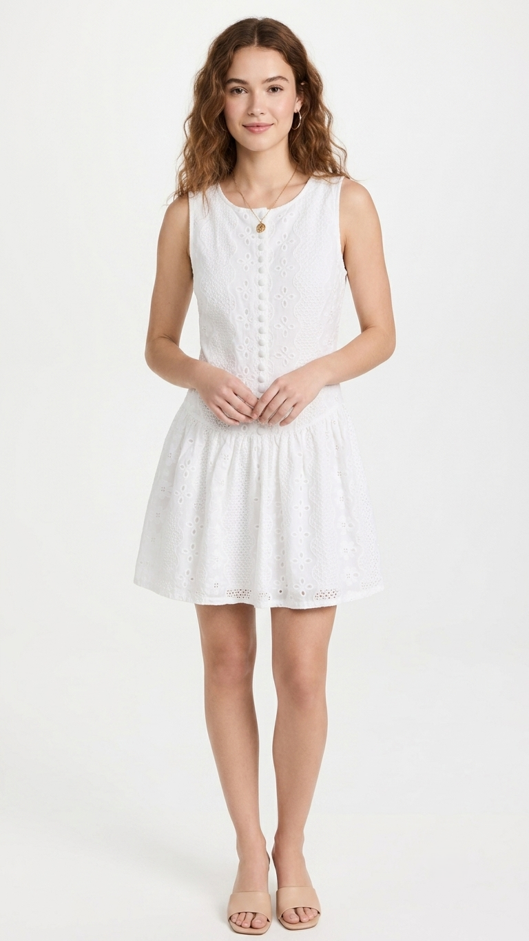 BASIC DRESS 00631 white / M
