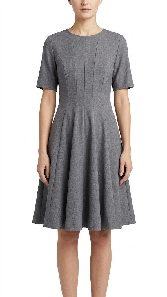 BASIC DRESS GREY S885 grey / L