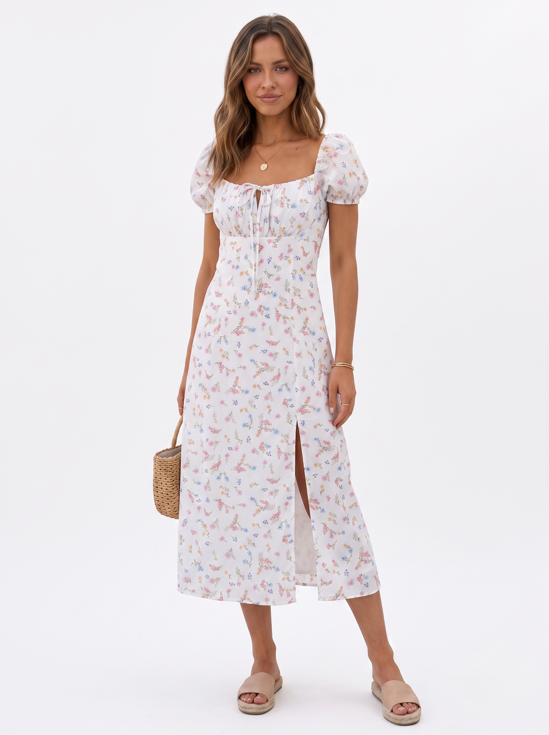 BASIC DRESS 00341 white / S
