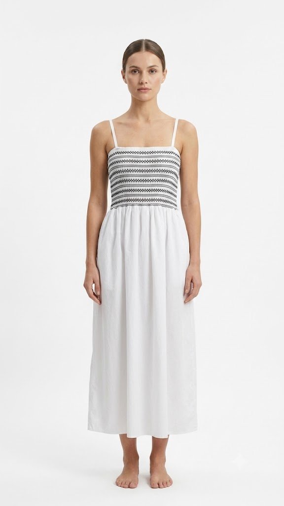 BASIC DRESS WHITE S565 white / S