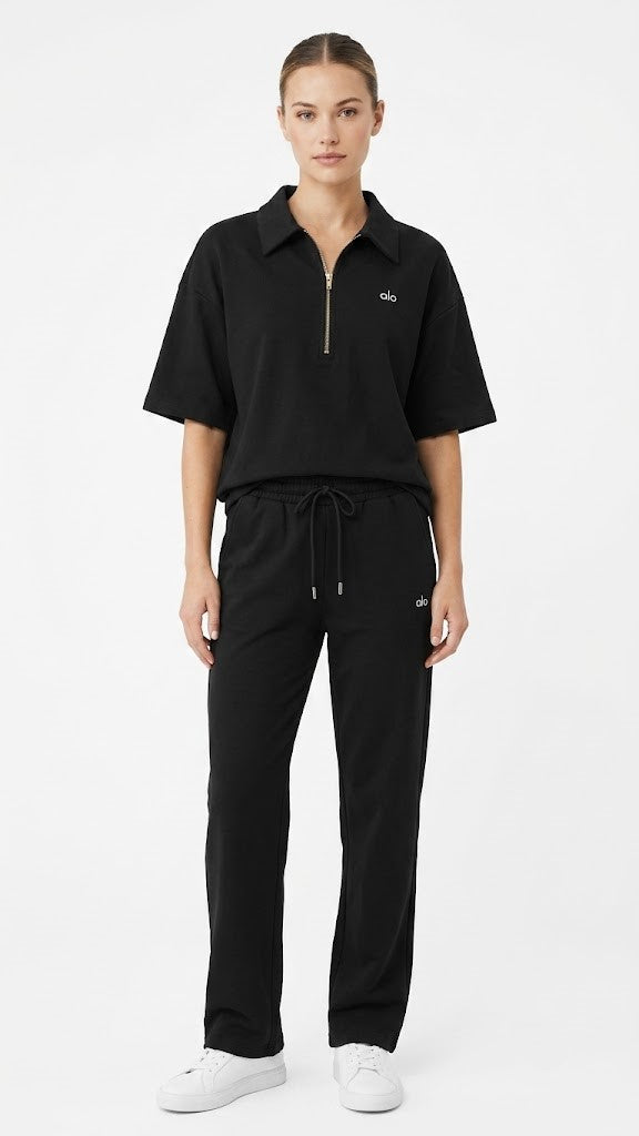 ALO SET BLACK 1034 black / S