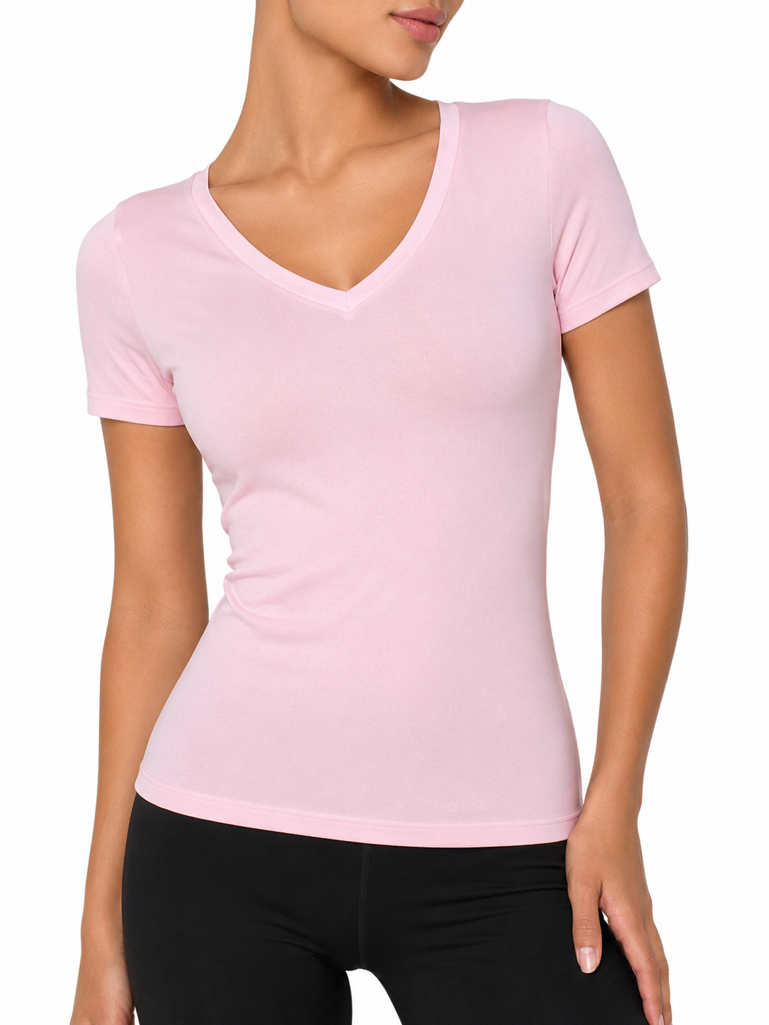 OYSHO T-SHIRT PINK 1013-1 pink / M