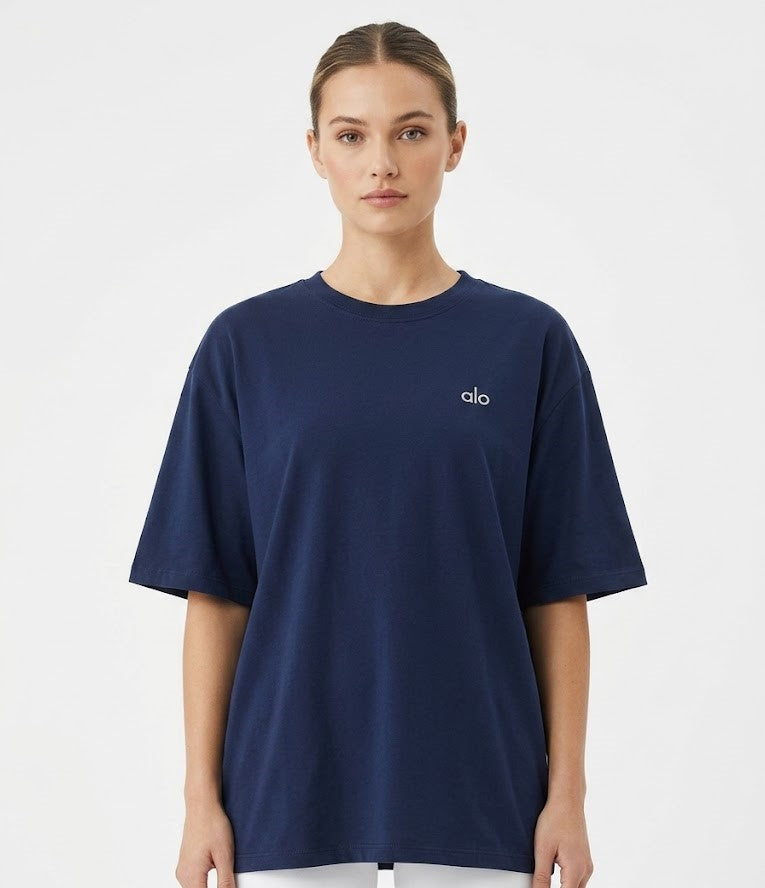ALO T-SHIRT NAVY 2026 navy / M