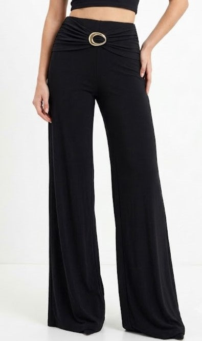 OYSHO PANTS PANT BLACK 1056 black / S