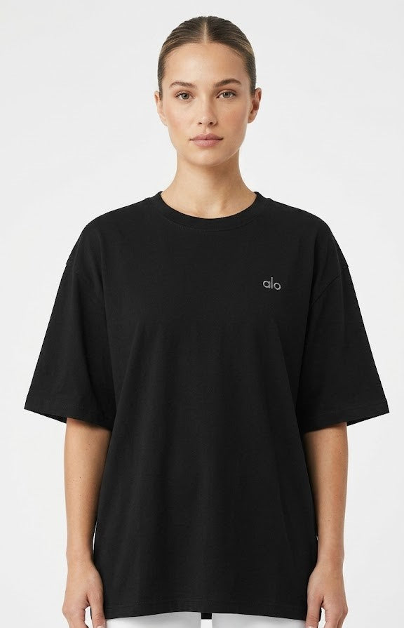 ALO T-SHIRT BLACK 2026 black / S
