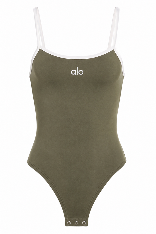 ALO BODYSUIT GREEN green / M