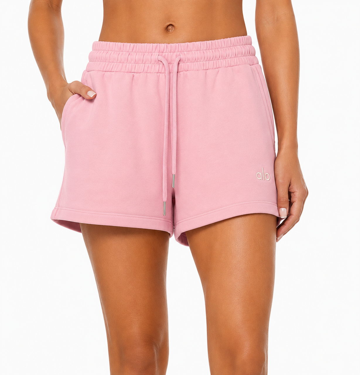ALO SHORT PINK 1024 pink / S