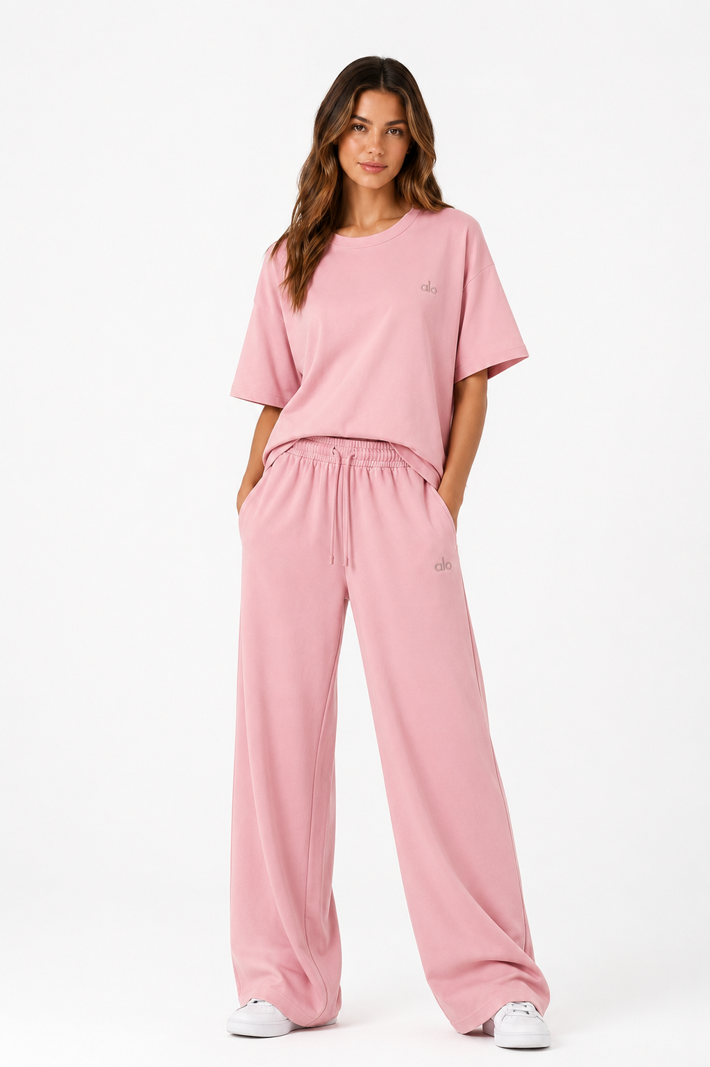 ALO SET PINK 1244 pink / S