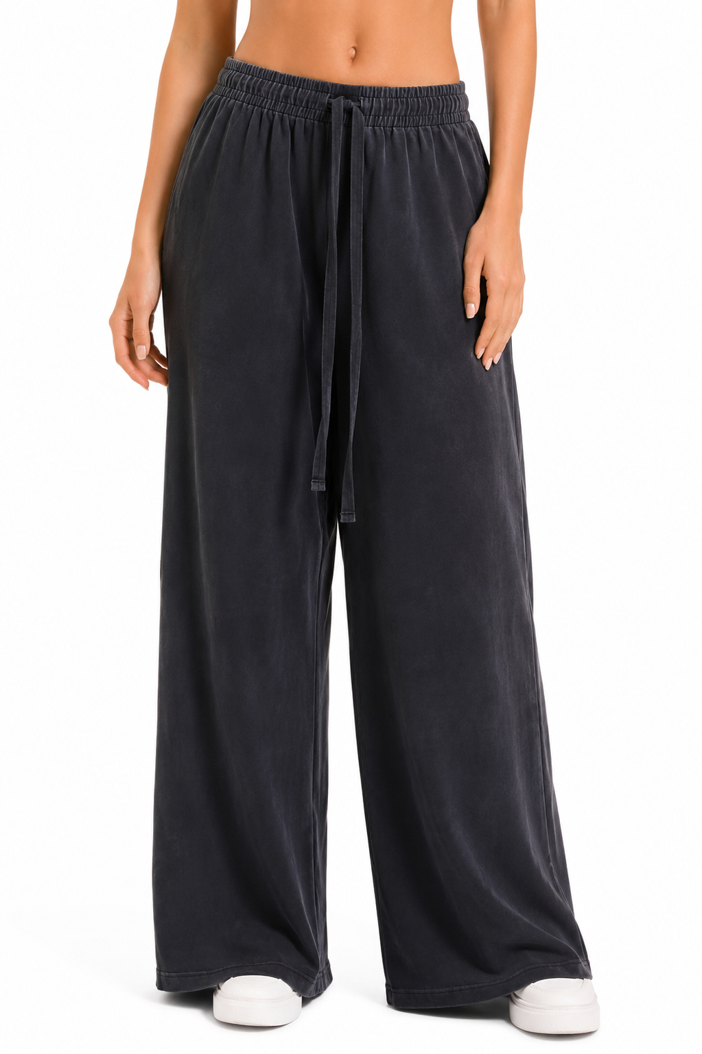 MASSIMO DUTTI PANTS PANT D.GREY dark grey / S