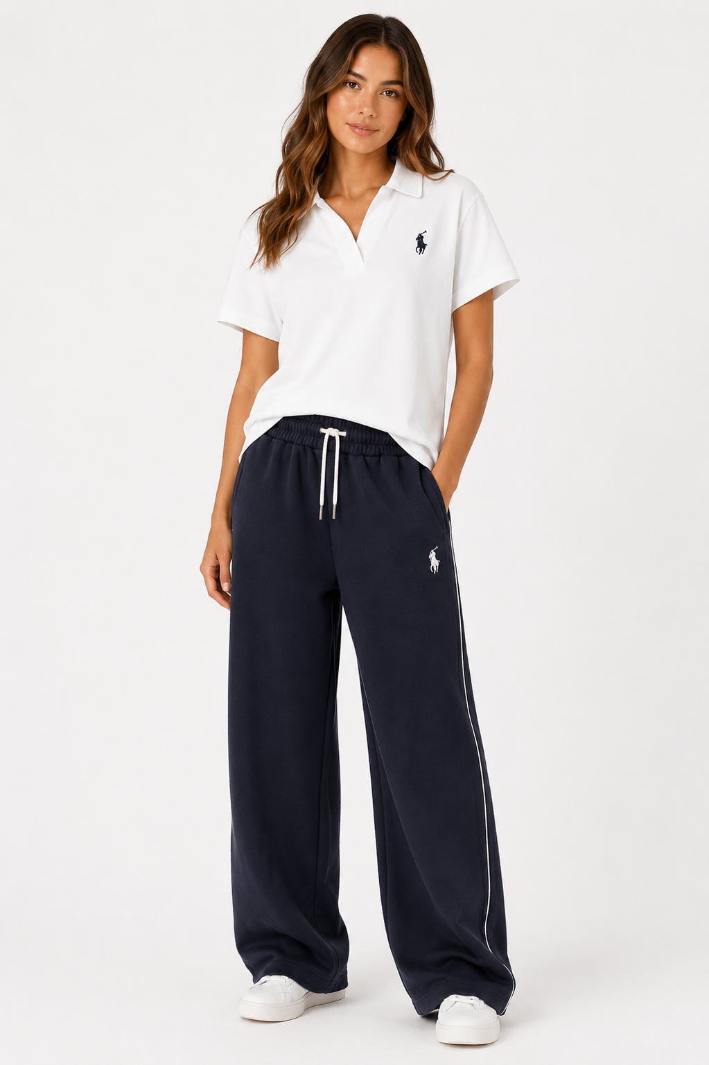 RALPH LAUREN SET WHT&NVY 262050 white&navy / S