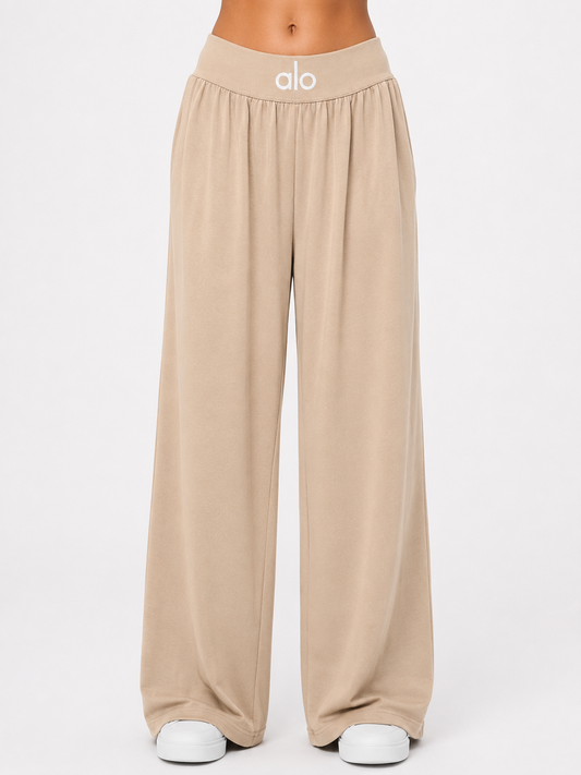 ALO PANTS PANT 7009 LIGHT BEIGE light beige / S
