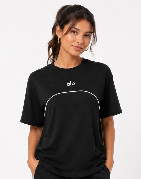 ALO T-SHIRT 1035 black / S