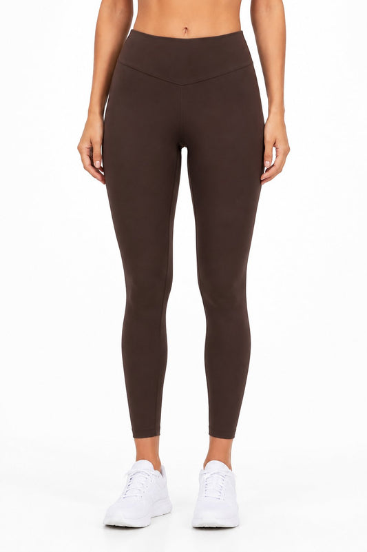 OYSHO LEGGING BROWN 01 brown / S