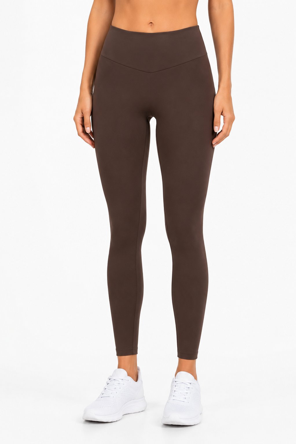 OYSHO LEGGING THICK BROWN 03 brown / S