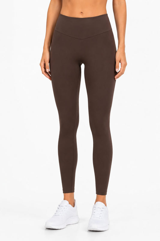 OYSHO LEGGING THICK BROWN 03 brown / S