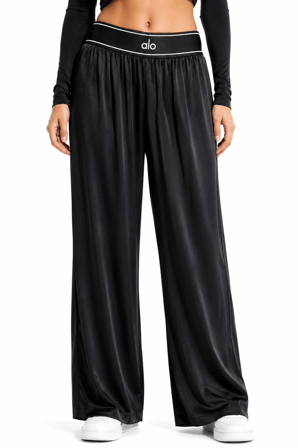 ALO PANTS PANT 1590 BLACK black / S