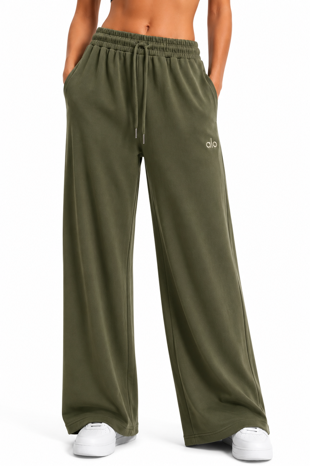 ALO PANTS PANT GREEN 01 green / S