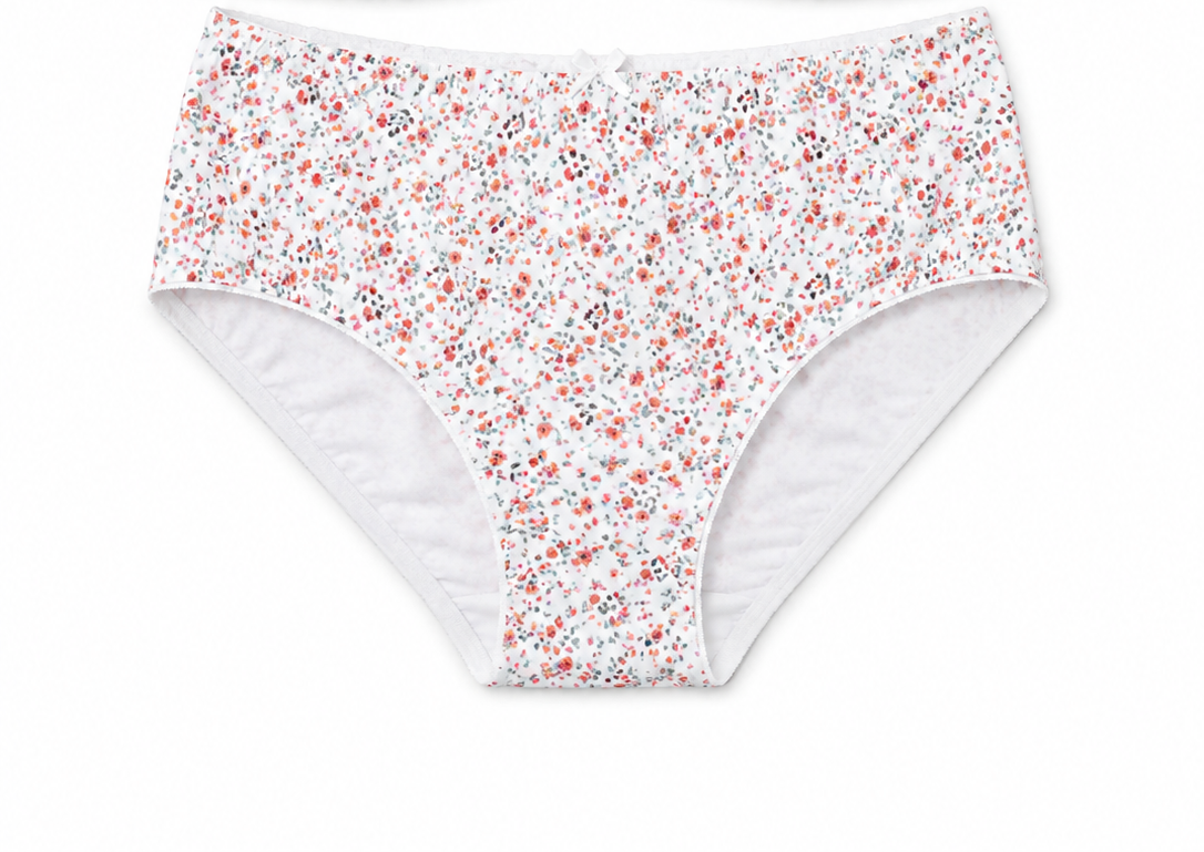 QUEENTEX UNDERWEAR WHT&MULTI white&multi / XXL
