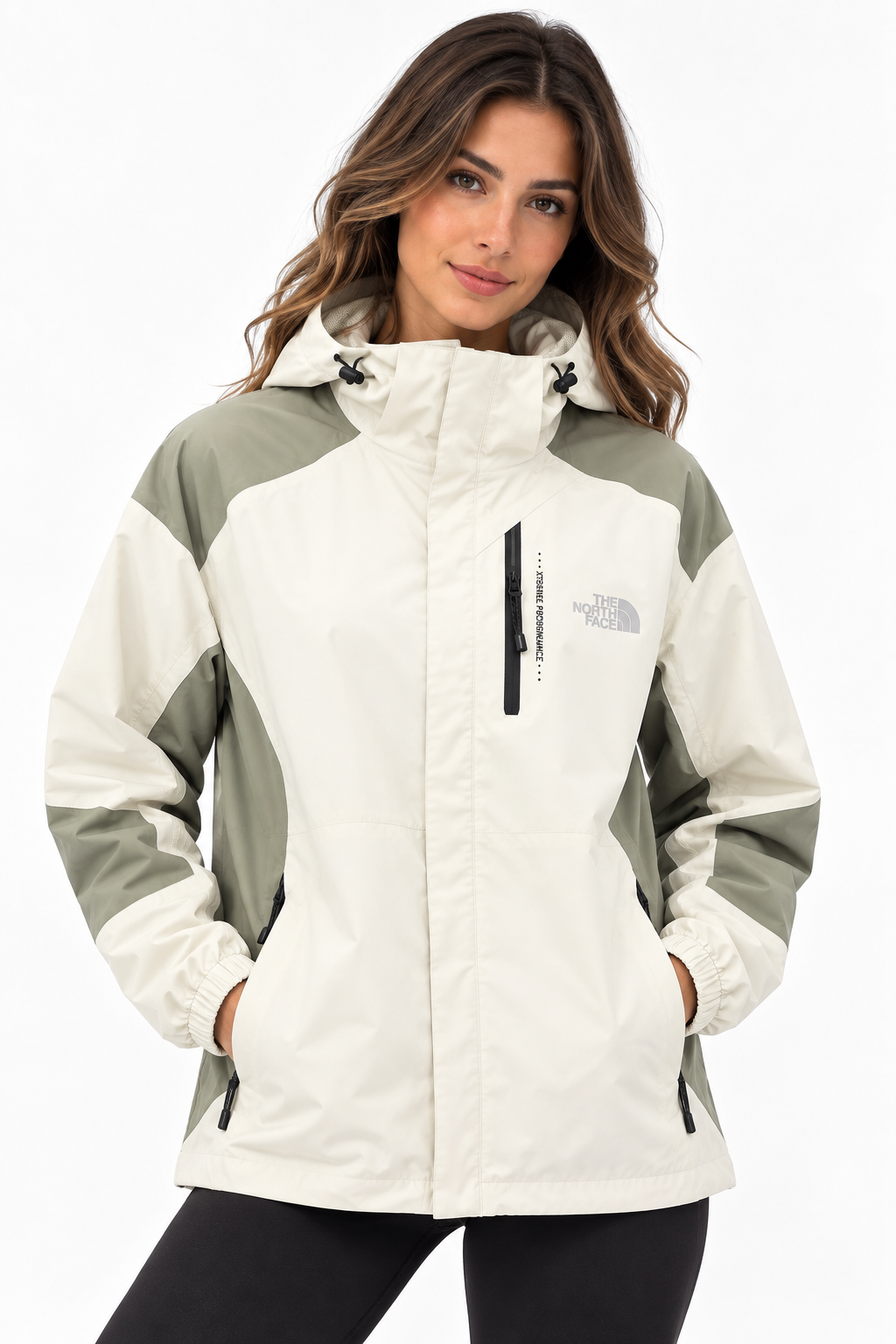 The North Face Jacket Bge&L.Grn 2508 Beige & Light Green Jacket XXL / Beige & Light Green
