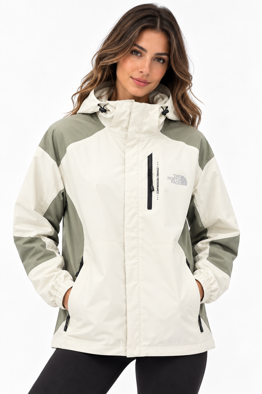 The North Face Jacket Bge&L.Grn 2508 Beige & Light Green Jacket XXL / Beige & Light Green