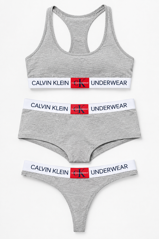 Calvin Klein Underwear Set Grey Underwear XL / Grey