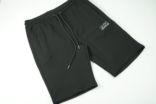 Armani Exchane Men Black Logo Short Cotton Black / M