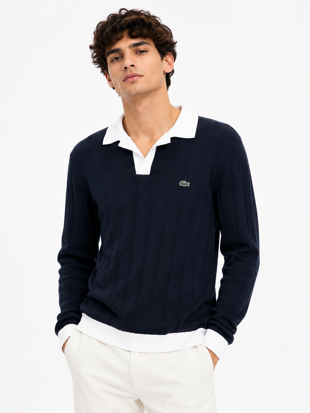 Lacoste Polo 30003 Navy Polo-Sweatshirt L / Navy