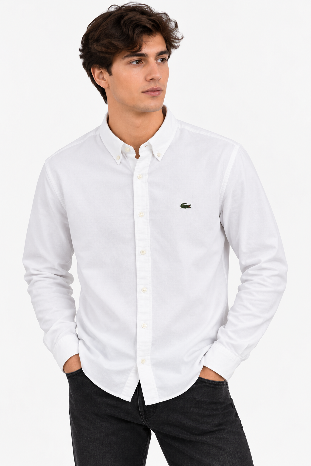 Lacoste Shirt White White / Xl