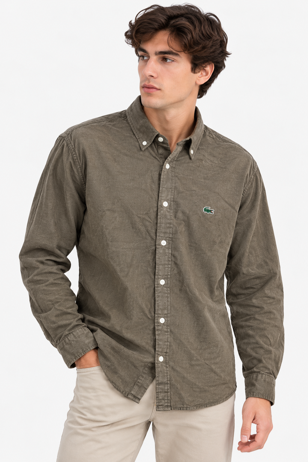 Lacoste Shirt Oily Oily / L