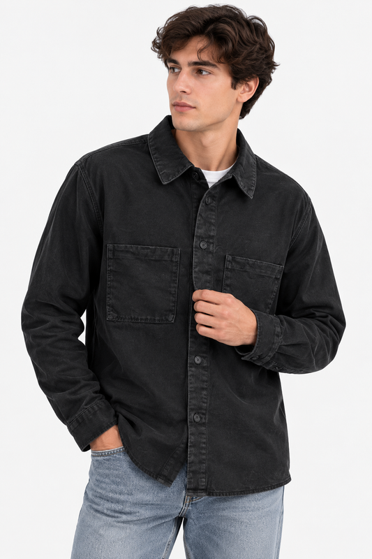Zara Shirt 401 Black Shirt M / Black